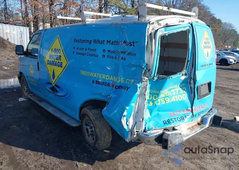 2017 GMC Savana 2500 Work Van from USA, damaged, VIN 1GTW7AFF2H1907197